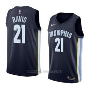 Camiseta Memphis Grizzlies Deyonta Davis NO 21 Icon 2018 Azul