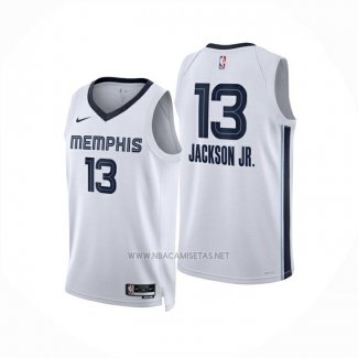 Camiseta Memphis Grizzlies Jaren Jackson Jr. NO 13 Association 2025-26 Blanco