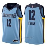 Camiseta Memphis Grizzlies Tyreke Evans NO 12 Statement 2017-18 Azul