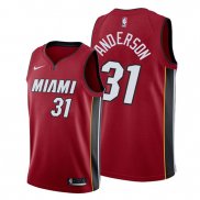 Camiseta Miami Heat Ryan Anderson NO 31 Statement Rojo