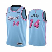 Camiseta Miami Heat Tyler Herro NO 14 Ciudad Azul