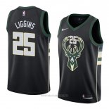 Camiseta Milwaukee Bucks Deandre Liggins NO 25 Statement 2018 Negro