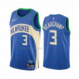 Camiseta Milwaukee Bucks Marjon Beauchamp NO 3 Ciudad 2023-24 Azul