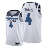 Camiseta Minnesota Timberwolves Jaylen Nowell NO 4 Association Blanco