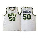 Camiseta Navy David Robinson NO 50 Blanco