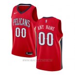 Camiseta New Orleans Pelicans Nike Personalizada 17-18 Rojo