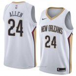 Camiseta New Orleans Pelicans Tony Allen NO 24 Association 2018 Blanco