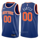 Camiseta New York Knicks Enes Kanter NO 00 Icon 2017-18 Azul