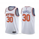 Camiseta New York Knicks Julius Randle NO 30 Association Blanco