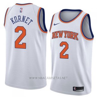 Camiseta New York Knicks Luke Kornet NO 2 Association 2018 Blanco