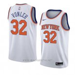Camiseta New York Knicks Noah Vonleh NO 32 Association 2018 Blanco