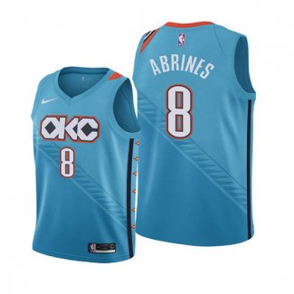 Camiseta Nino Oklahoma City Thunder Alex Abrines NO 8 Ciudad Edition 2018-19 Azul