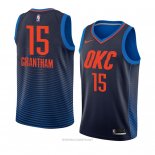 Camiseta Oklahoma City Thunder Donte Grantham NO 15 Statement 2018 Azul