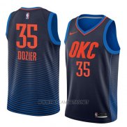 Camiseta Oklahoma City Thunder Pj Dozier NO 35 Statement 2018 Azul