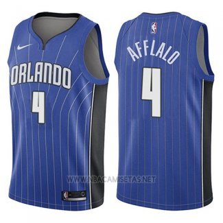 Camiseta Orlando Magic Arron Afflalo NO 4 Icon 2017-18 Azul