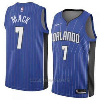 Camiseta Orlando Magic Shelvin Mack NO 7 Icon 2018 Azul