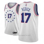 Camiseta Philadelphia 76ers J.j. Rojoick NO 17 Earned 2018-19 Gris