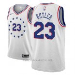 Camiseta Philadelphia 76ers Jimmy Butler NO 23 Earned 2018-19 Gris