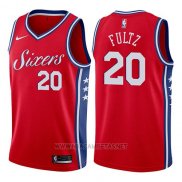 Camiseta Philadelphia 76ers Markelle Fultz NO 20 2017-18 Rojo