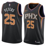 Camiseta Phoenix Suns Alec Peters NO 25 Statement 2018 Negro