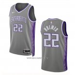 Camiseta Sacramento Kings Richaun Holmes NO 22 Ciudad 2022-23 Gris