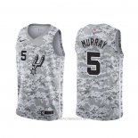Camiseta San Antonio Spurs Dejounte Murray NO 5 Earned Camuflaje