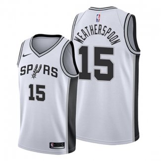 Camiseta San Antonio Spurs Quinndary Weatherspoon NO 15 Association 2019-20 Blanco