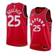 Camiseta Toronto Raptors Chris Boucher NO 25 Icon 2018 Rojo