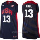 Camiseta USA 2012 Chris Paul NO 13 Negro