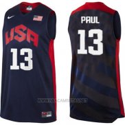 Camiseta USA 2012 Chris Paul NO 13 Negro
