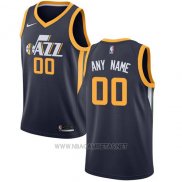 Camiseta Utah Jazz Nike Personalizada 17-18 Negro