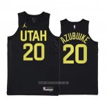 Camiseta Utah Jazz Udoka Azubuike NO 20 Statement 2022-23 Negro