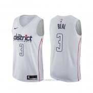 Camiseta Washington Wizards Bradley Beal NO 3 Ciudad Blanco