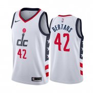 Camiseta Washington Wizards Davis Bertans NO 42 Ciudad Edition Blanco