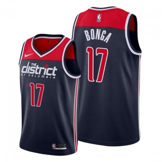 Camiseta Washington Wizards Isaac Bonga NO 17 Statement Edition Azul