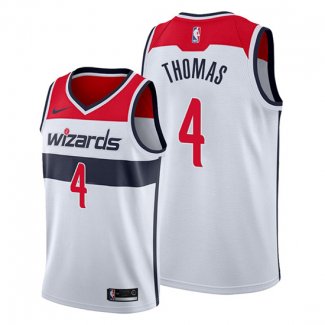 Camiseta Washington Wizards Isaiah Thomas NO 4 Association Blanco