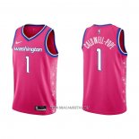 Camiseta Washington Wizards Kentavious Caldwell-Pope NO 1 Ciudad 2022-23 Rosa