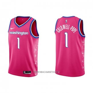 Camiseta Washington Wizards Kentavious Caldwell-Pope NO 1 Ciudad 2022-23 Rosa