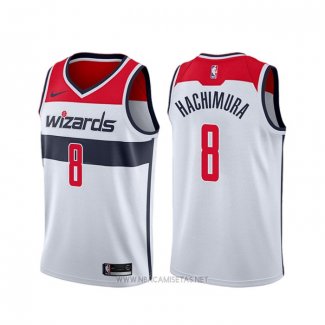 Camiseta Washington Wizards Rui Hachimura NO 8 Association 2019-20 Blanco