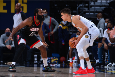 Jokic asiste a Harden con 34 puntos, Nuggets ganan a los Rockets