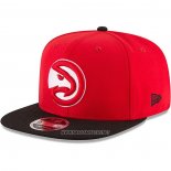 Gorra Atlanta Hawks 9FIFTY Negro Rojo