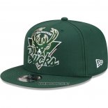 Gorra Milwaukee Bucks Tip Off 9FIFTY Snapback Verde