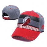 Gorra Portland Trail Blazers Rojo Gris