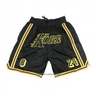 Pantalone Los Angeles Lakers Kobe Bryant Negro