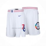 Pantalone Philadelphia 76ers Ciudad 2024-25 Blanco