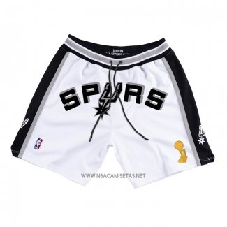 Pantalone San Antonio Spurs Just Don Blanco