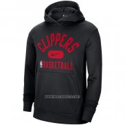 Sudaderas con Capucha Los Angeles Clippers Performance Practice 2021-2022 Negro