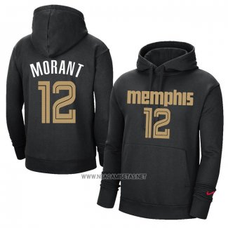 Sudaderas con Capucha Memphis Grizzlies Ja Morant Negro