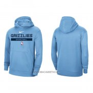 Sudaderas con Capucha Memphis Grizzlies Practice Performance 2022-23 Azul