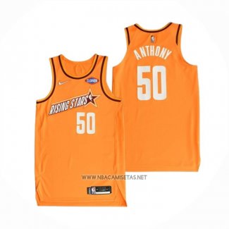 Camiseta 2022 Rising Star Cole Anthony NO 50 Worthy Naranja